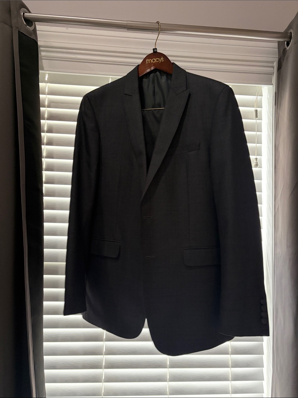 Calvin Klein Dark Gray Men's Three Piece Suit Set